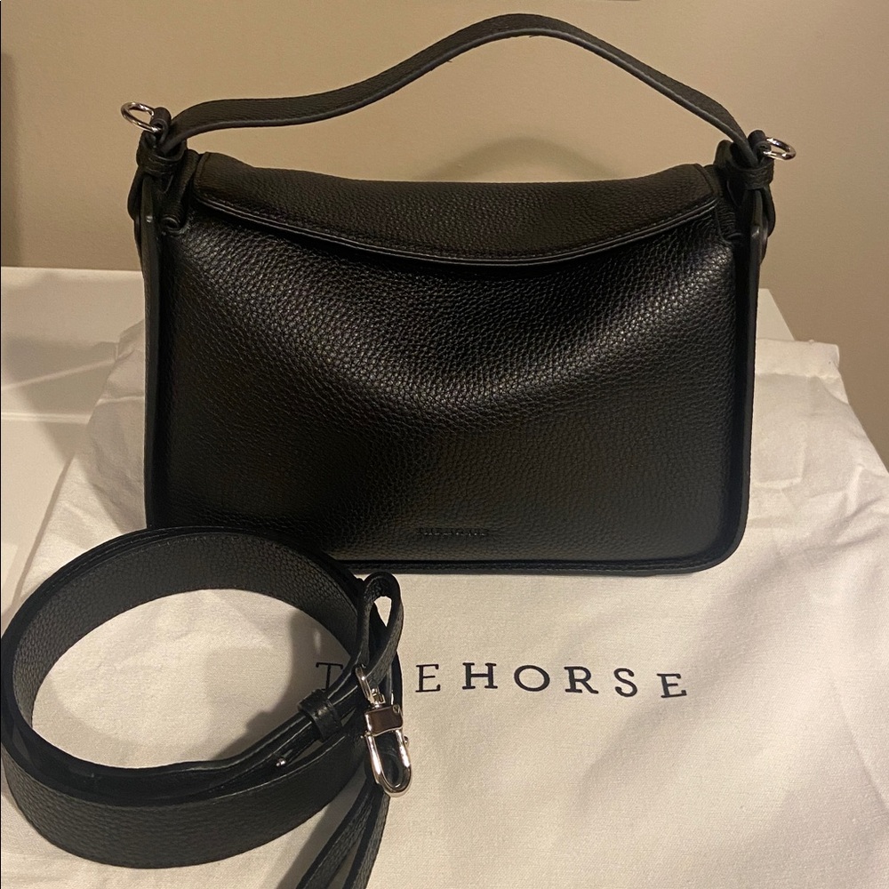 The Horse Clementine Black Leather Bag